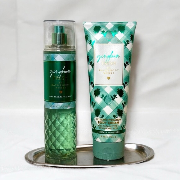 Bath & Body Works Other - Bath and Body Works Gingham Fresh Body Care Gift Set NWT